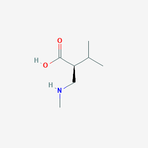 (S)-3-Methyl-2-((methylamino)methyl)butanoic acid