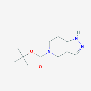 tert-Butyl 7-methyl-2,4,6,7-tetrahydro-5H-pyrazolo[4,3-c]pyridine-5-carboxylate