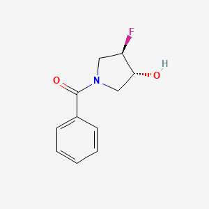 ((3R,4R)-3-Fluoro-4-hydroxypyrrolidin-1-yl)(phenyl)methanone