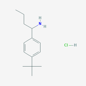 molecular formula C14H24ClN B12992409 (R)-1-(4-(tert-Butyl)phenyl)butan-1-amine hydrochloride 