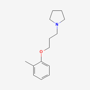 molecular formula C14H21NO B1299242 1-(3-(o-Tolyloxy)propyl)pyrrolidine CAS No. 864409-16-5