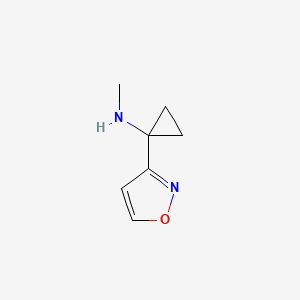 1-(Isoxazol-3-yl)-N-methylcyclopropan-1-amine