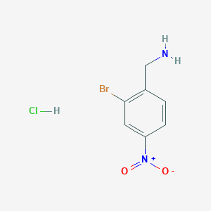 (2-Bromo-4-nitrophenyl)methanamine hydrochloride