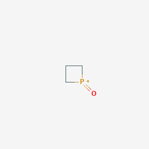 molecular formula C3H6OP+ B12992458 Phosphetane 1-oxide 