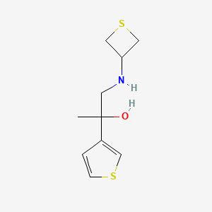 1-(Thietan-3-ylamino)-2-(thiophen-3-yl)propan-2-ol