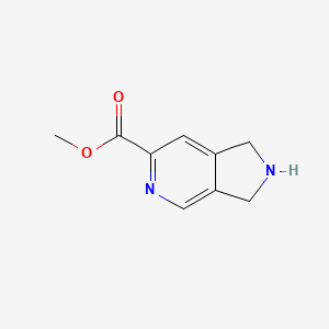 methyl 2,3-dihydro-1H-pyrrolo[3,4-c]pyridine-6-carboxylate