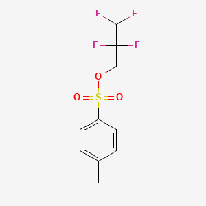 molecular formula C10H10F4O3S B1299253 2,2,3,3-Tetrafluoropropyl p-toluenesulfonate CAS No. 786-31-2