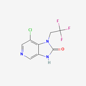 7-Chloro-1-(2,2,2-trifluoroethyl)-1,3-dihydro-2H-imidazo[4,5-c]pyridin-2-one