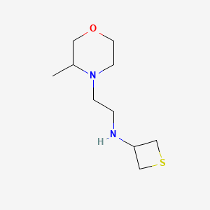 N-(2-(3-Methylmorpholino)ethyl)thietan-3-amine