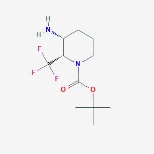 tert-Butyl (2S,3R)-3-amino-2-(trifluoromethyl)piperidine-1-carboxylate