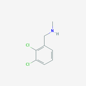 molecular formula C8H9Cl2N B1299258 1-(2,3-dichlorophenyl)-N-methylmethanamine CAS No. 731827-07-9