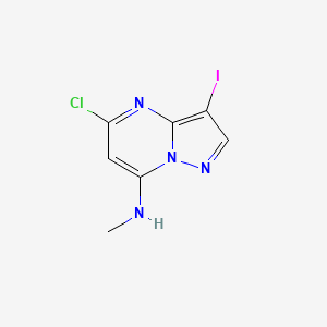 5-Chloro-3-iodo-N-methylpyrazolo[1,5-a]pyrimidin-7-amine