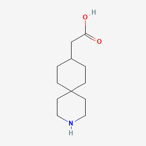 2-(3-Azaspiro[5.5]undecan-9-yl)acetic acid