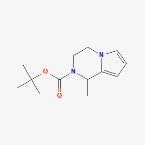 tert-Butyl 1-methyl-3,4-dihydropyrrolo[1,2-a]pyrazine-2(1H)-carboxylate