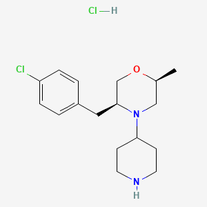 (2S,5S)-5-(4-Chlorobenzyl)-2-methyl-4-(piperidin-4-yl)morpholine hydrochloride