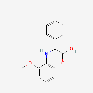 (2-Methoxy-phenylamino)-p-tolyl-acetic acid