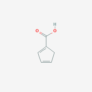 molecular formula C6H6O2 B12992698 Cyclopenta-1,3-diene-1-carboxylic Acid 