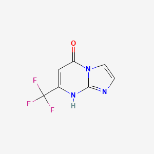 7-(trifluoromethyl)imidazo[1,2-a]pyrimidin-5(8H)-one