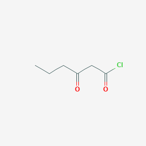 molecular formula C6H9ClO2 B12992710 3-Oxohexanoyl Chloride 