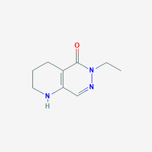 6-Ethyl-1,2,3,4-tetrahydropyrido[2,3-d]pyridazin-5(6H)-one