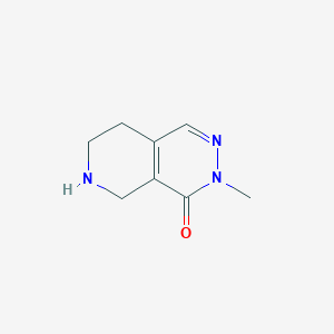 3-Methyl-5,6,7,8-tetrahydropyrido[3,4-d]pyridazin-4(3H)-one