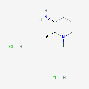 (2R,3R)-1,2-Dimethylpiperidin-3-amine dihydrochloride