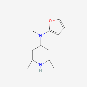 N-(furan-2-yl)-N,2,2,6,6-pentamethylpiperidin-4-amine