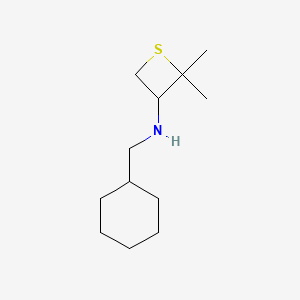 N-(Cyclohexylmethyl)-2,2-dimethylthietan-3-amine