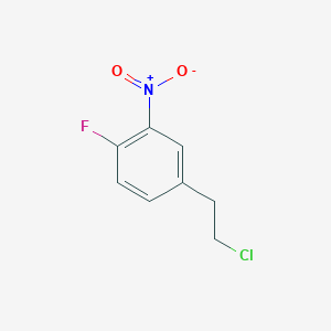 4-(2-Chloroethyl)-1-fluoro-2-nitrobenzene