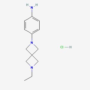 4-(6-Ethyl-2,6-diazaspiro[3.3]heptan-2-yl)aniline hydrochloride