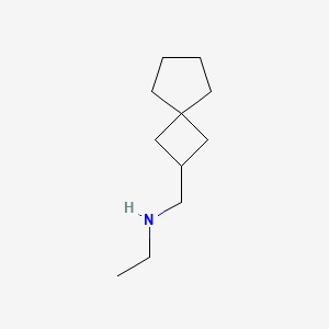 N-(spiro[3.4]octan-2-ylmethyl)ethanamine