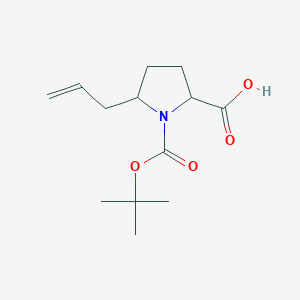 5-Allyl-1-(tert-butoxycarbonyl)pyrrolidine-2-carboxylic acid