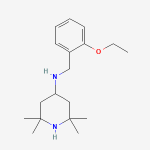 molecular formula C18H30N2O B1299295 (2-Ethoxy-benzyl)-(2,2,6,6-tetramethyl-piperidin-4-yl)-amine CAS No. 626213-00-1