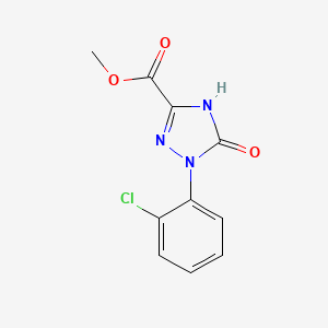 Methyl 1-(2-chlorophenyl)-2,5-dihydro-5-oxo-1H-1,2,4-triazole-3-carboxylate