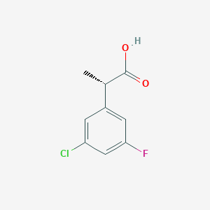 (S)-2-(3-Chloro-5-fluorophenyl)propanoic acid