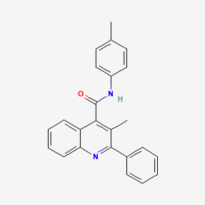 3-Methyl-2-phenyl-N-(p-tolyl)quinoline-4-carboxamide