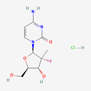 4-Amino-1-((2R,3R,4R,5R)-3-fluoro-4-hydroxy-5-(hydroxymethyl)-3-methyltetrahydrofuran-2-yl)pyrimidin-2(1H)-one hydrochloride