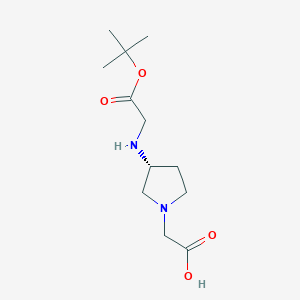 (R)-2-(3-((2-(tert-Butoxy)-2-oxoethyl)amino)pyrrolidin-1-yl)aceticacid