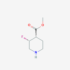 Rac-methyl (3r,4s)-3-fluoropiperidine-4-carboxylate