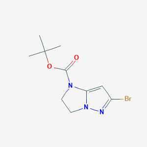 tert-Butyl 6-bromo-2,3-dihydro-1H-imidazo[1,2-b]pyrazole-1-carboxylate