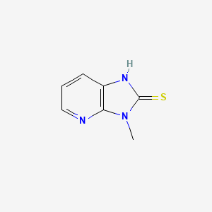 molecular formula C7H7N3S B12993004 3-Methyl-3H-imidazo[4,5-b]pyridine-2-thiol 