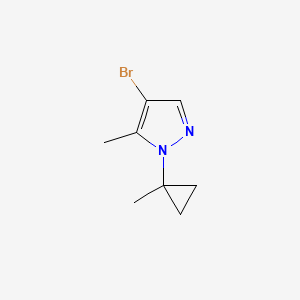 4-Bromo-5-methyl-1-(1-methylcyclopropyl)-1H-pyrazole