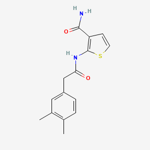 2-[[2-(3,4-Dimethylphenyl)acetyl]amino]thiophene-3-carboxamide