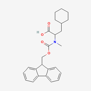 2-((((9H-Fluoren-9-yl)methoxy)carbonyl)(methyl)amino)-3-cyclohexylpropanoic acid