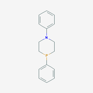 molecular formula C16H18NP B12993084 1,4-Diphenyl-1,4-azaphosphinane 