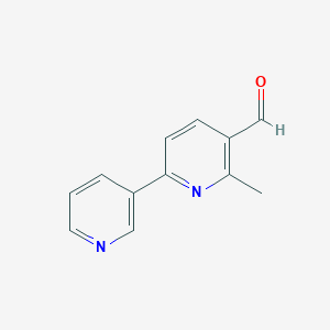 6-Methyl-[2,3'-bipyridine]-5-carbaldehyde