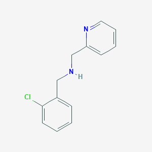 molecular formula C13H13ClN2 B1299309 (2-Chloro-benzyl)-pyridin-2-ylmethyl-amine CAS No. 680185-71-1
