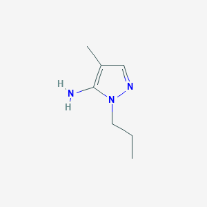 molecular formula C7H13N3 B1299318 4-Methyl-1-propyl-1h-pyrazol-5-amine CAS No. 3702-14-5