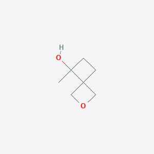 molecular formula C7H12O2 B12993191 5-Methyl-2-oxaspiro[3.3]heptan-5-ol 