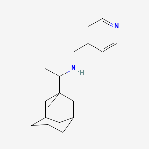 (1-Adamantan-1-yl-ethyl)-pyridin-4-ylmethyl-amine